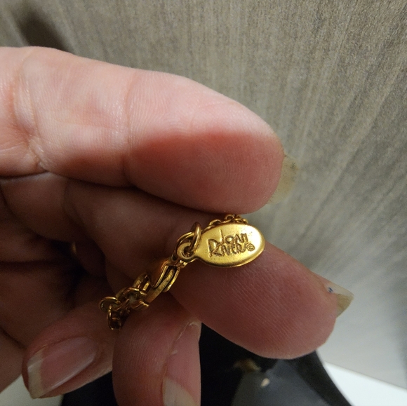 Joan Rivers Egg Pendant Necklace Gold Tone Enamel USA Flag Patriotic - Picture 4 of 5